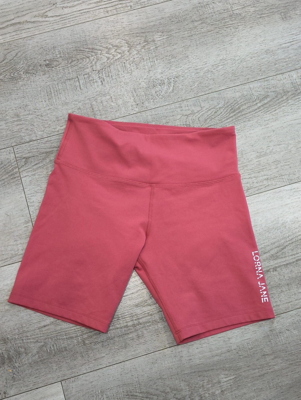 Lorna Jane Dusty Rose High-Rise Bike Shorts
